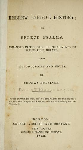 Tapa de Hebrew lyrical history