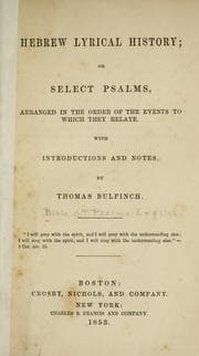 Tapa de Hebrew lyrical history