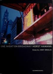 Tapa de One night on Broadway