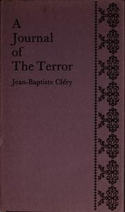 Tapa de A journal of the terror