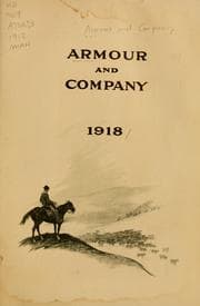 Tapa de Armour and Company, 1918