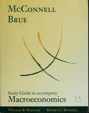 Tapa de Study guide to accompany McConnell and Brue Macroeconomics
