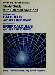 Tapa de Study guide with selected solutions