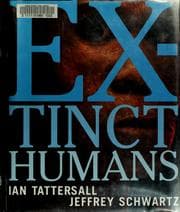 Tapa de Extinct humans