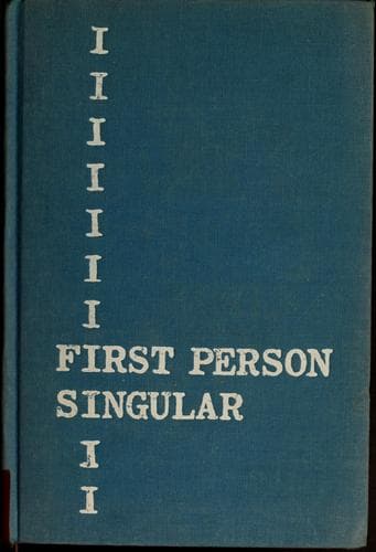 Tapa de First person singular