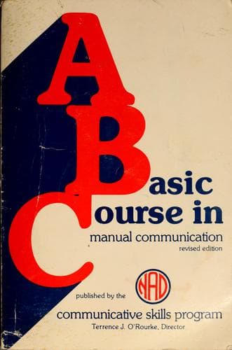 Tapa de A basic course in manual communication