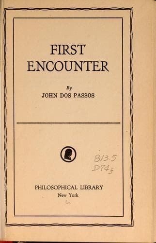 Tapa de First encounter
