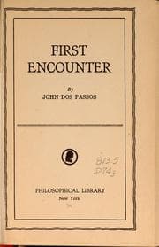Tapa de First encounter