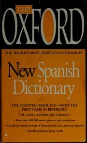 Tapa de The Oxford new Spanish dictionary