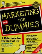 Tapa de Marketing for dummies