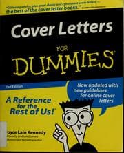 Tapa de Cover letters for dummies