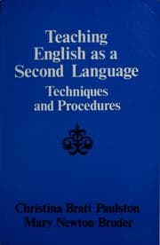 Tapa de Teaching English as a second language