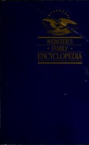 Tapa de Webster's family encyclopedia