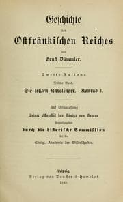 Tapa de Geschichte des ostfränkischen reiches