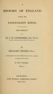 Tapa de A history of England under the Anglo-Saxon kings