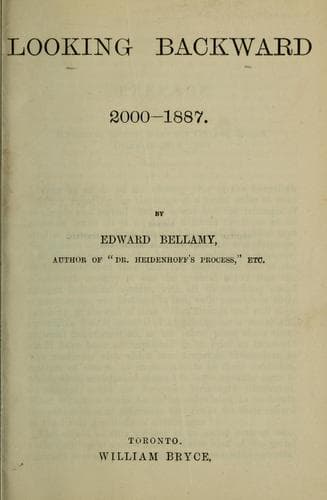 Tapa de Looking backward, 2000-1887