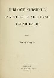 Tapa de Libri confraternitatum Sancti Galli, Augiensis, Fabariensis