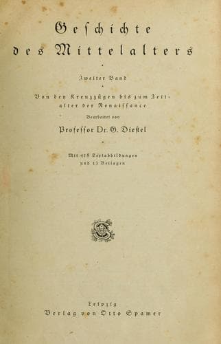Tapa de Geschichte des Mittelalters