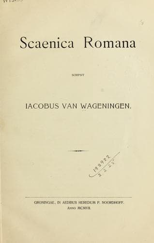 Tapa de Scaenica romana