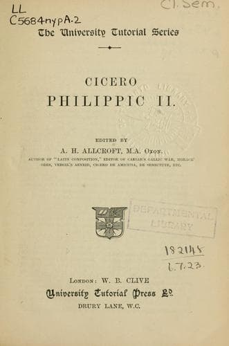 Tapa de Philippic II
