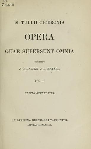 Tapa de Opera quae supersunt omnia