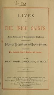 Tapa de Lives of the Irish saints