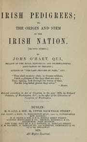 Tapa de Irish pedigrees