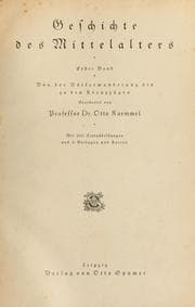 Tapa de Geschichte des Mittelalters