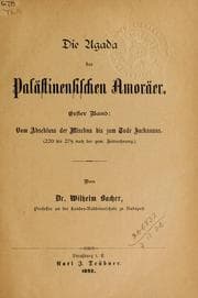 Tapa de Die Agada der palästinensischen Amoräer
