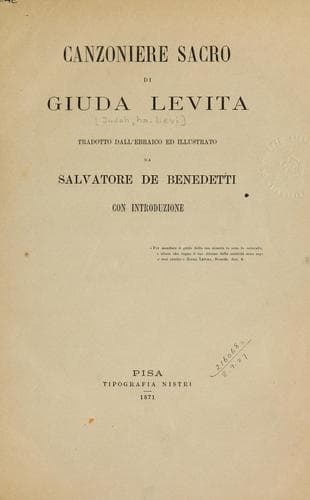 Tapa de Canzoniere sacro