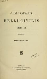 Tapa de Belli civilis libri III