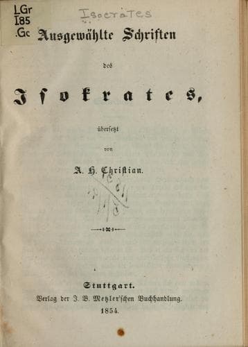 Tapa de Ausgewählte Schriften