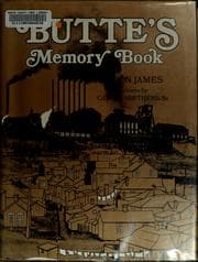 Tapa de Butte's memory book