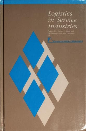 Tapa de Logistics in service industries
