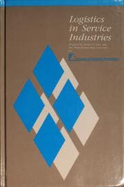 Tapa de Logistics in service industries