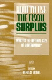Tapa de How to use the fiscal surplus