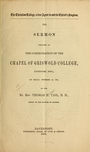 Tapa de The Christian college