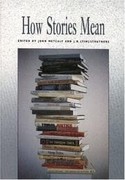 Tapa de How stories mean