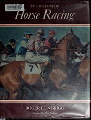 Tapa de The history of horse racing