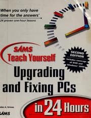 Tapa de Sams teach yourself upgrading and fixing PCs in 24 hours
