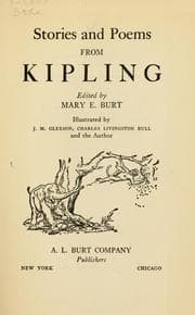 Tapa de Stories and poems from Rudyard Kipling