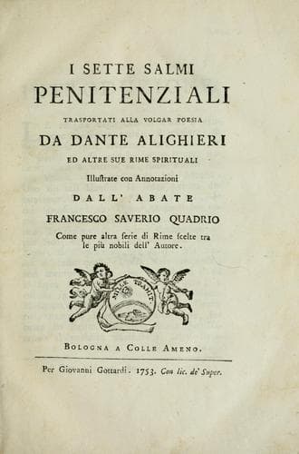 Tapa de I sette salmi penitenziali
