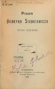 Tapa de Pisma Henryka Sienkiewicza
