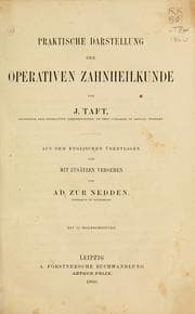 Tapa de Praktische Darstellung der operativen Zahnheilkunde
