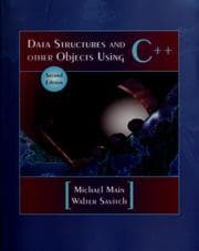 Tapa de Data structures & other objects using C++