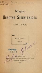 Tapa de Quo vadis?, część I