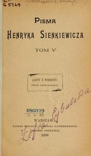 Tapa de Pisma Henryka Sienkiewicza