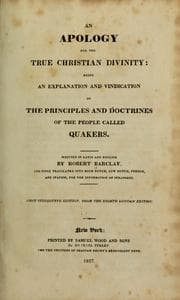 Tapa de An apology for the true Christian divinity