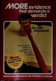 Tapa de More evidence that demands a verdict