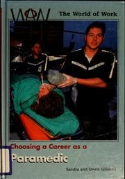 Tapa de Choosing a career as a paramedic